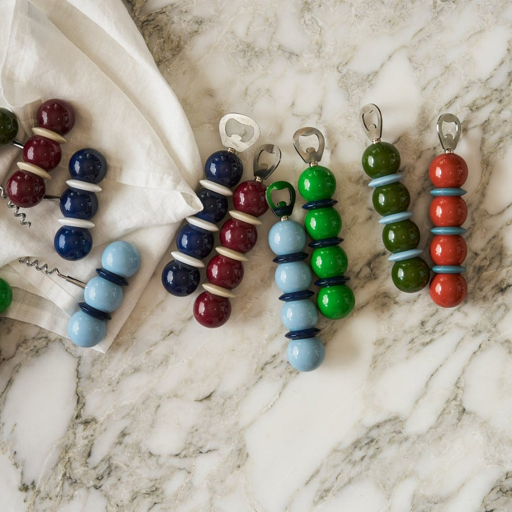 Addison Ross - Bobina para abrebotellas - Hoja y azul marino