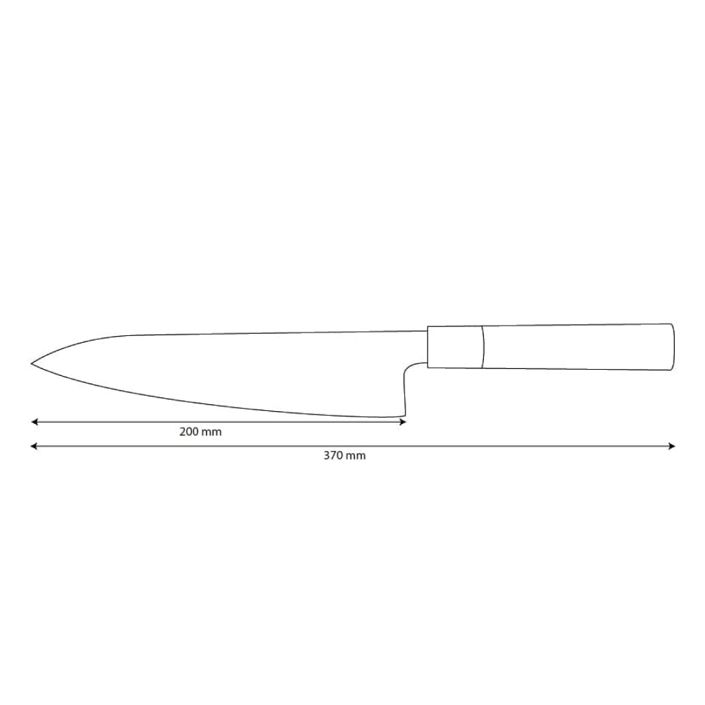 Shinrai Japón - Cuchillo Chef Takumi Kaza Damasco 20 cm