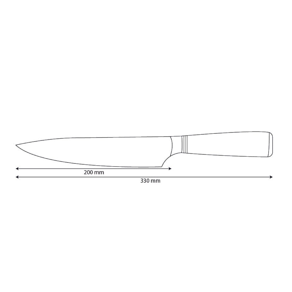 Micarta Jewels - Cuchillo Chef Damasco 20 cm