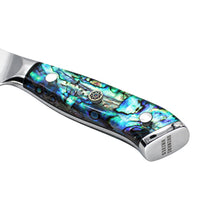 Cuchillo Nakiri Damasco Joyas Nácar 20 cm
