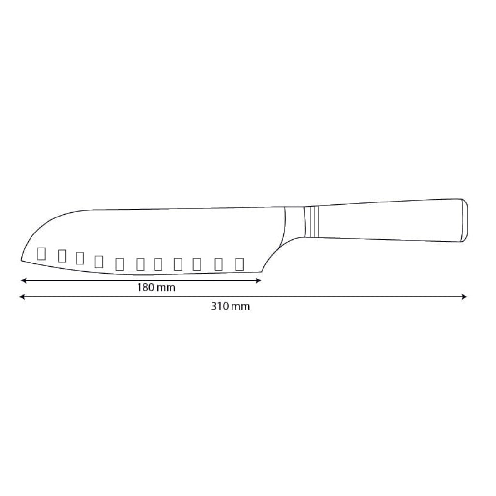 Micarta Joyas Damasco Santoku 18 cm
