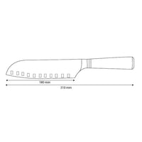 Micarta Joyas Damasco Santoku 18 cm