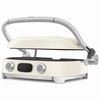 Smeg - Parrilla multifuncional | Color crema | Años 50 | Parrilla de contacto