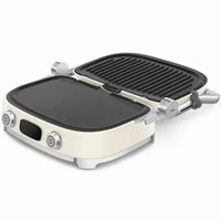 Smeg - Parrilla multifuncional | Color crema | Años 50 | Parrilla de contacto