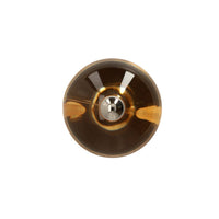 Molinillo de sal y pimienta de bobina Addison Ross Ice Amber de 14 cm.