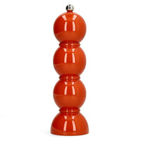 Molinillo de pimienta y sal de bobina naranja de 24 cm de Addison Ross