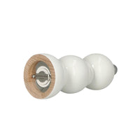 Molinillo de pimienta y sal de bobina Addison Ross, blanco, 14 cm