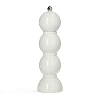 Addison Ross - Molinillo de pimienta y sal de bobina blanco de 24 cm. Molinillo de pimienta y sal Addison Ross