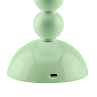 Lámpara de mesa LED Bobbin de Addison Ross - Color verde salvia - 30 cm