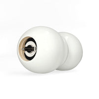 Molinillo de pimienta y sal Chubby de Addison Ross, blanco, 12 cm.