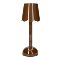 Lámpara de mesa LED Addison Ross Scallop - Chocolate - 28 cm