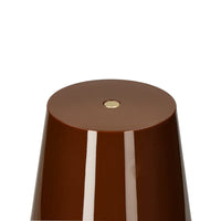 Lámpara de mesa LED Addison Ross Scallop - Chocolate - 28 cm