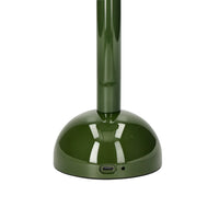 Lámpara de mesa LED Addison Ross con forma de concha - Color caqui - 28 cm.