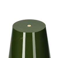 Lámpara de mesa LED Addison Ross con forma de concha - Color caqui - 28 cm.
