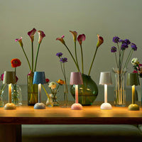 Lámpara de mesa LED Addison Ross Scallop - Blanca - 28 cm