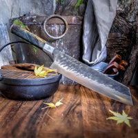 Ame - Patrón de lluvia Kiritsuke japonés 23 cm Kiritsukemes Satake