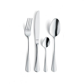 Amefa - Juego de cubiertos Baguette de 24 piezas - Plata Amefa - Juego de cubiertos Baguette de 24 piezas en cantimplora de madera Amefa