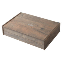 Juego de cubiertos Amefa Oxford de 24 piezas para 6 personas, PVD negro brillante, en caja de lujo.