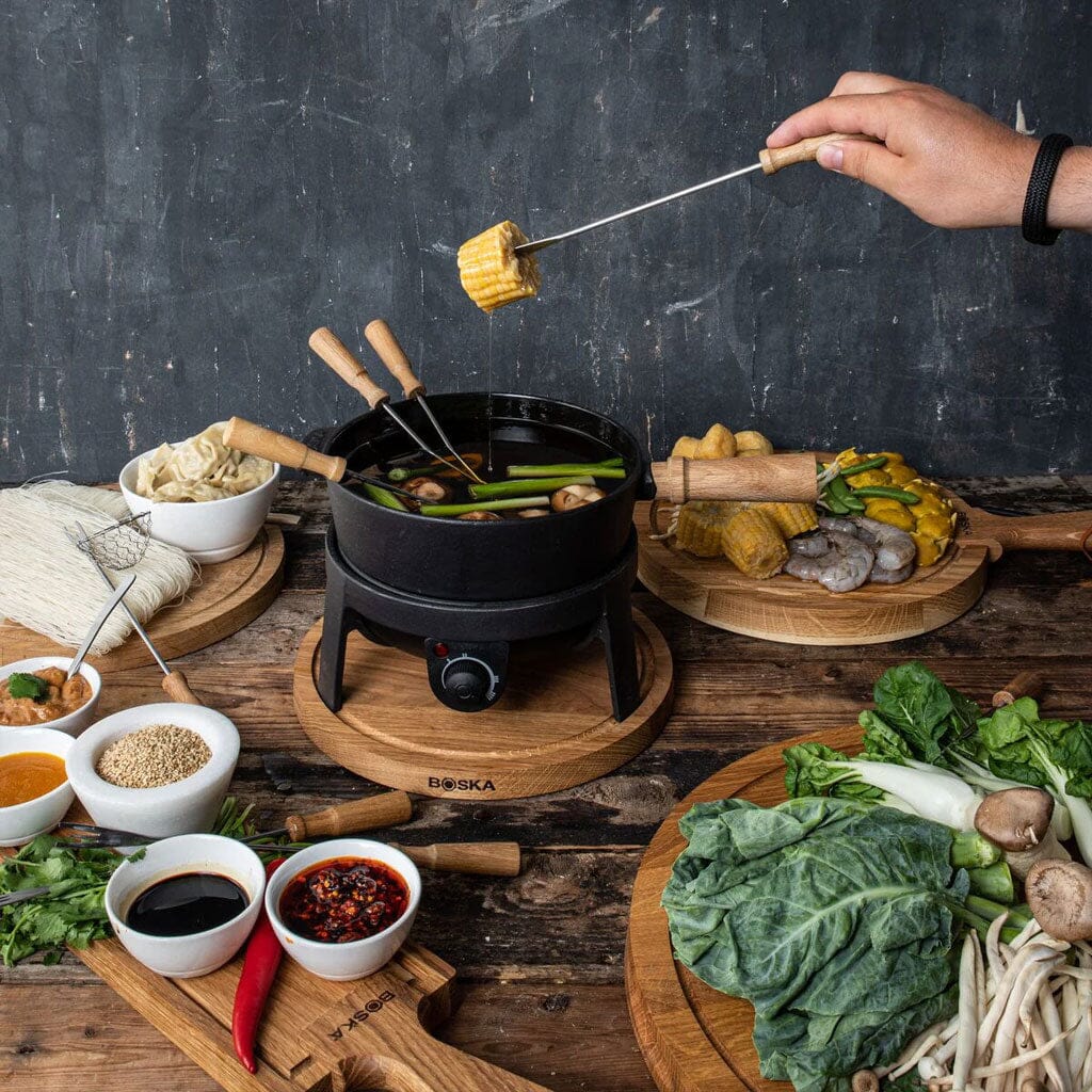 Boska - Juego de fondue eléctrico Pro Juego de fondue Boska