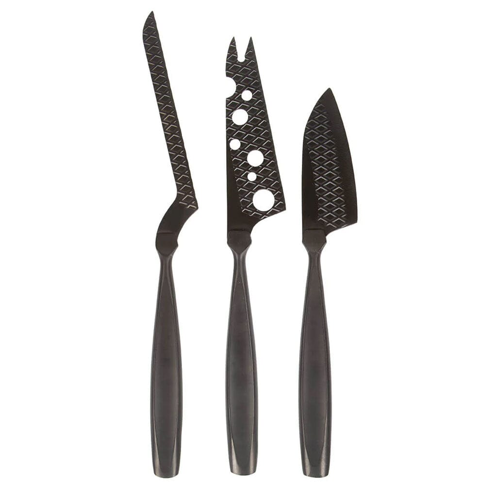 Boska - Juego de cuchillos para queso Monaco+ Cuchillo para queso negro Boska