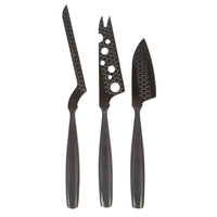 Boska - Juego de cuchillos para queso Monaco+ Cuchillo para queso negro Boska