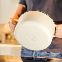 Poêle à frire Cook & Pan - Go Ivory en fonte 24 cm - 4 litres