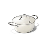 Casserole Cook & Pan - Go Ivory 20 cm avec couvercle en verre