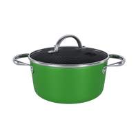 Cook & Pan - Olla Honey Go Green de 22 cm con tapa de cristal Cook & Pan