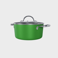 Cook & Pan - Olla Honey Go Green de 22 cm con tapa de cristal Cook & Pan