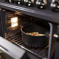 Cook & Pan - Cacerola de hierro fundido Signature de 24 cm - 4 litros
