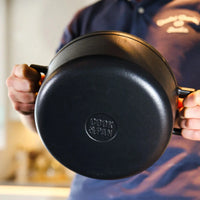 Cook & Pan - Cacerola de hierro fundido Signature de 24 cm - 4 litros