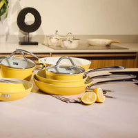 Cook & Pan - Sunny Side Pannenset 9-delig Pannenset Cook & Pan