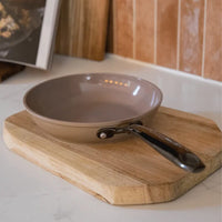 Cook & Pan - Juego de sartenes de 3 piezas color topo