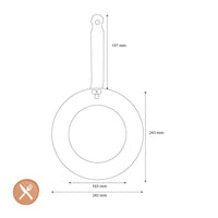 Sartén mineral DeBuyer B 24cm Sartén DeBuyer