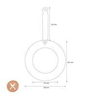 Sartén mineral DeBuyer B 28cm Sartén DeBuyer