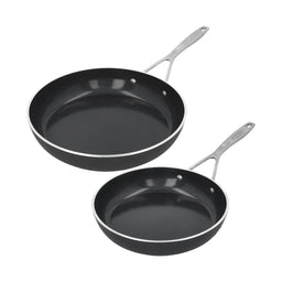 Demeyere - Juego de sartenes Alu Industry 3 Ceraforce 24 + 28 cm Demeyere