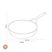 Demeyere - Alu Pro 5 Ceraforce Sartén alta 24 cm Sartén Demeyere