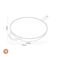 Demeyere - Wok Apollo 7 32 cm + tapa de cristal gratis Wokpan Demeyere