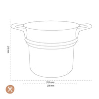 Demeyere - Atlantis 7 Inserto para pasta 24 cm Inserto para pasta Demeyere