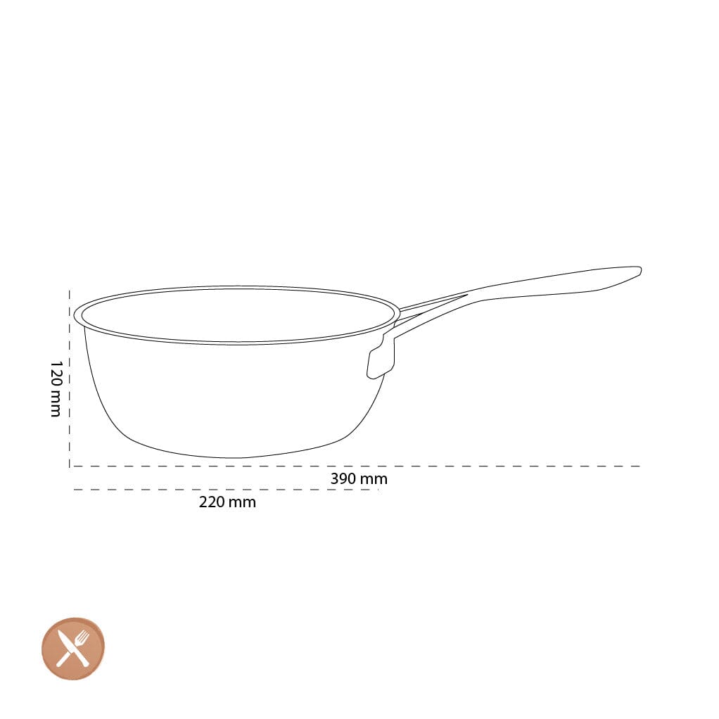 Demeyere - Cacerola cónica Industry 5 20 cm Cacerola Demeyere