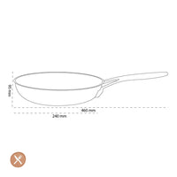 Demeyere - Industry 5 Sartén 24 cm Sartén Demeyere