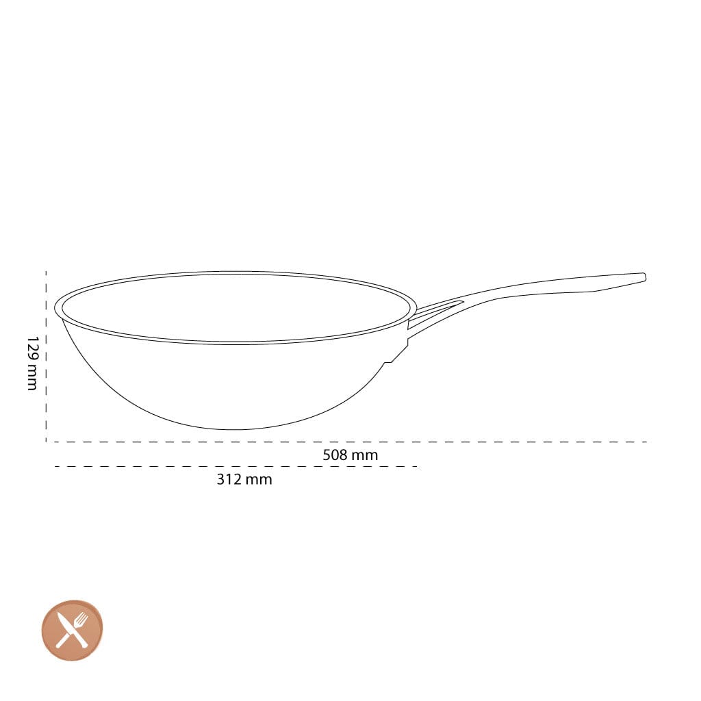 Demeyere - Wok Industry 5 30 cm Wokpan Demeyere