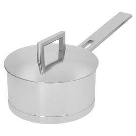 Demeyere - Cacerola John Pawson 7 16 cm con tapa de doble pared Demeyere - John Pawson 7 Steelpan 16 cm con tapa Steelpan Demeyere