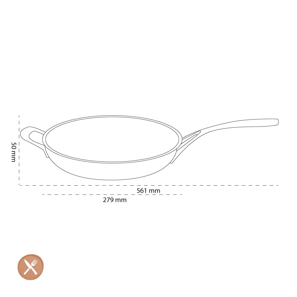 Demeyere - Proline 7 Sartén 28 cm Sartén Demeyere