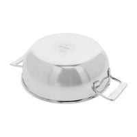 Demeyere - Silver 7 Sartén cónica de 24 cm con tapa de doble pared Sartén Demeyere