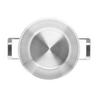 Demeyere - Silver 7 Sartén cónica de 24 cm con tapa de doble pared Sartén Demeyere