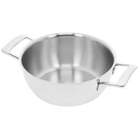 Demeyere - Silver 7 Sartén cónica de 28 cm con tapa de doble pared Sartén Demeyere