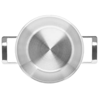 Demeyere - Silver 7 Sartén cónica de 28 cm con tapa de doble pared Sartén Demeyere