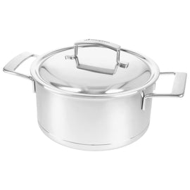 Demeyere - Olla Silver 7 de 22 cm con tapa de doble pared Demeyere - Cacerola Silver 7 22 cm con tapa Cacerola Demeyere
