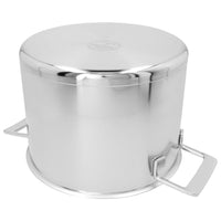 Demeyere - Silver 7 Olla sopera de 24 cm con tapa de doble pared Olla sopera Demeyere